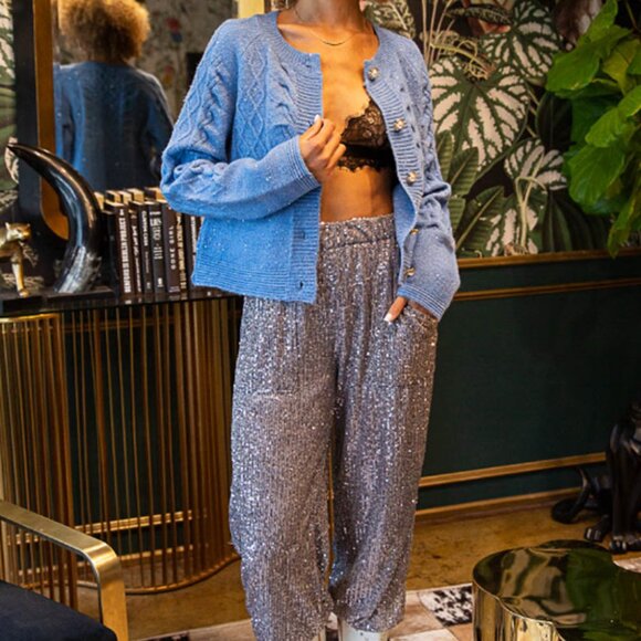 Cornflower Blue Cardigan - Picture 12 of 12